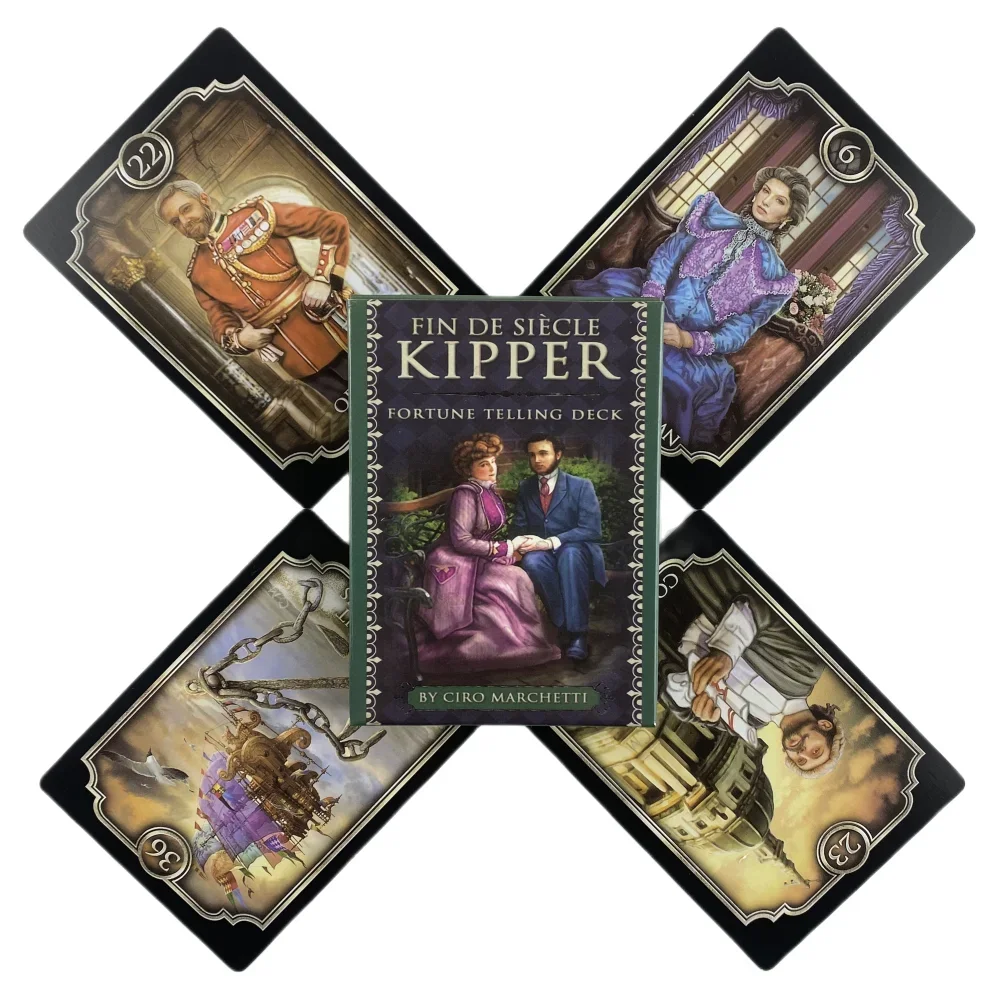 

Fin De Siecle Kipper Oracle Cards A 39 Tarot English Visions Divination Edition Fortune Telling Deck Borad Playing Games