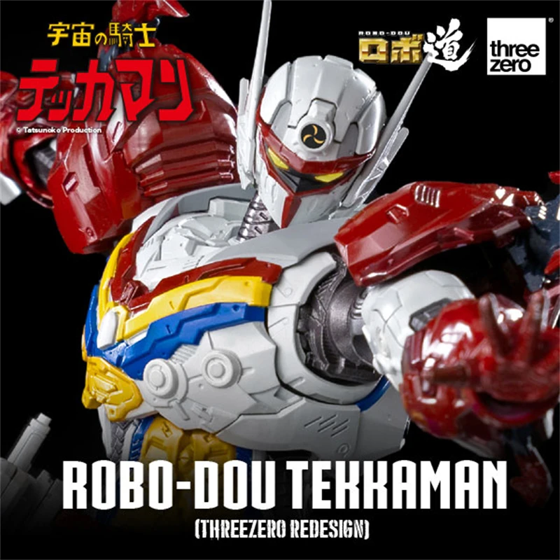 【In Stock】3A Threezero Robo-Dou Tekkaman Threezero Redesign Action Model Collectible Figure Toys