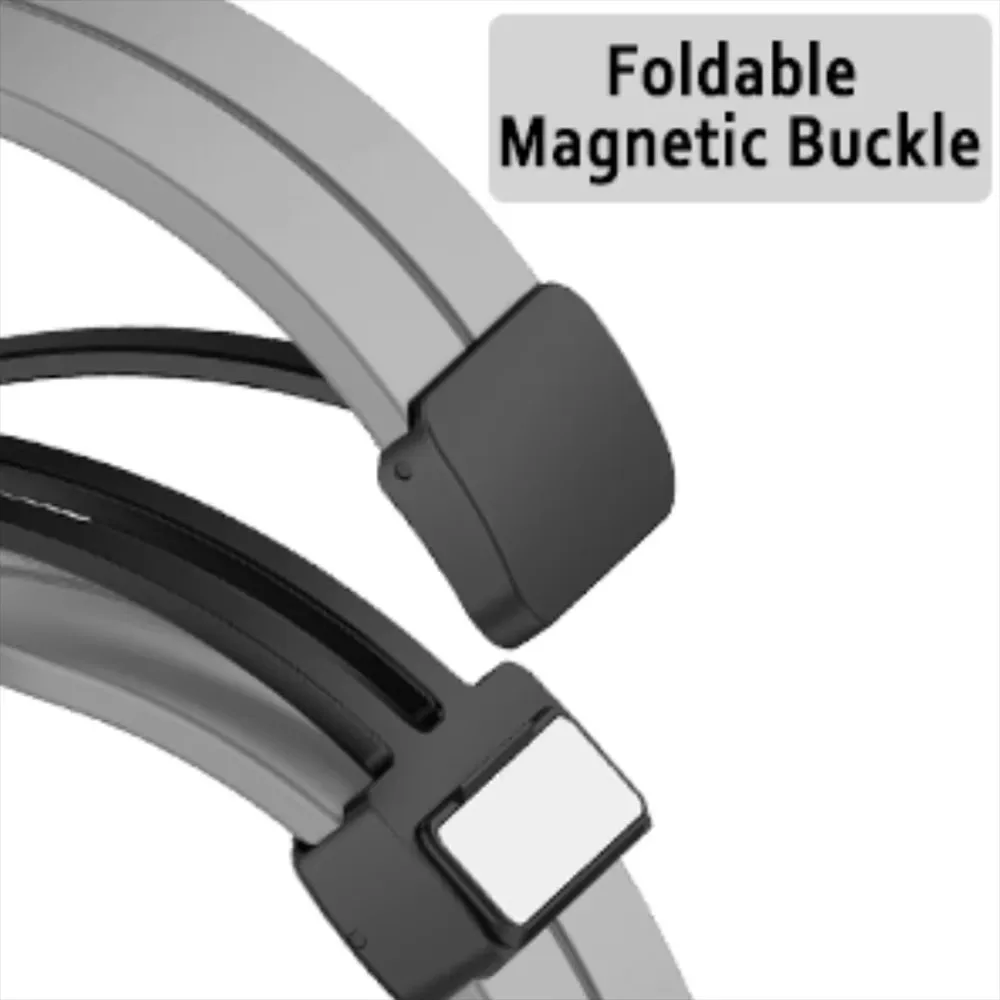 Silicone Strap For Huami Amazfit T-rex 3 Foldable Magnetic Buckle Band For Amazfit T-rex 3 Sports watch strap Correa Accessories