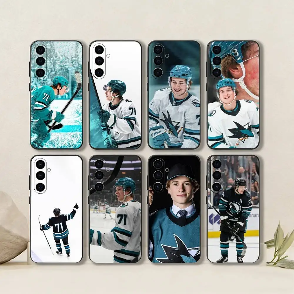 Macklin Celebrini0-Canada-Centre Forward-Ice Hovkey-Sport Phone Case For Samsung Galaxy A73,A72,A71,A70,A53,A52,A51,Others Sof