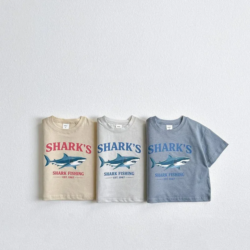

2026 Summer New Children Short Sleeve T Shirts Boys Casual Versatile Tops Baby Girls Cartoon Letter Print Tee Kids Clothes