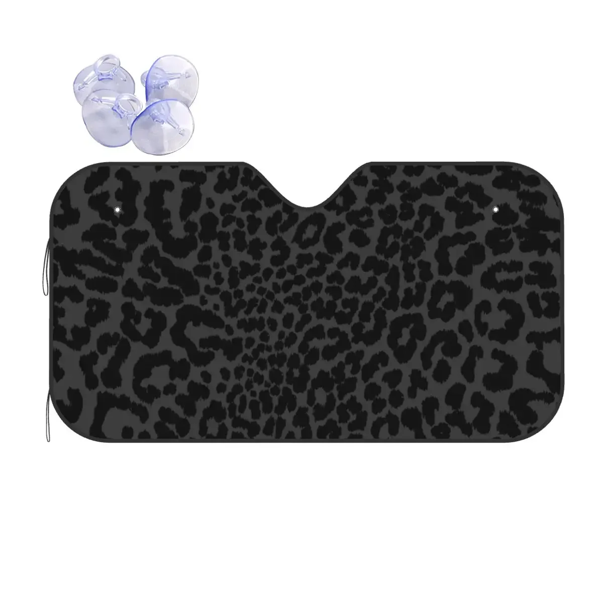 Cheetah Leopard Skin Sunshade Windscreen Animal Funny Cover Front Block Window 70x130cm Sunshade Visor Car-styling