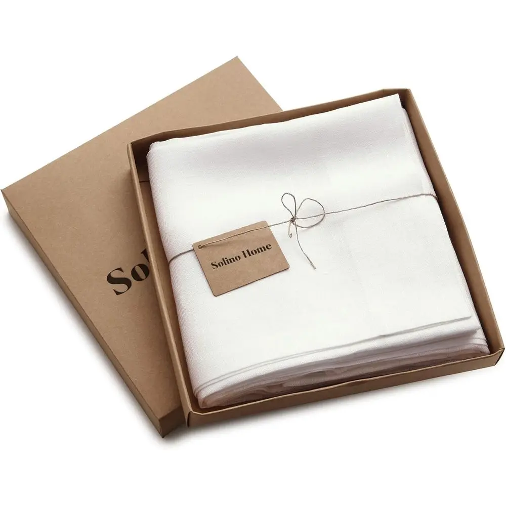 84 Pure Linen Sheer Curtains - 100% European Flax, 52x84, Light Filtering for Living Spaces