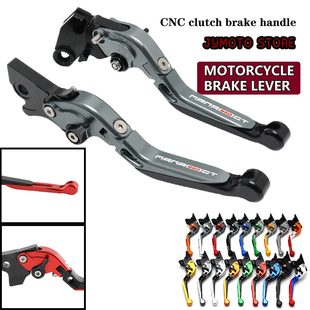 

For Aprilia Mana 850 GT 2007-2012 Short Brake Handle Levers Motorcycle Accessories Folding Extendable Clutch Lever Set