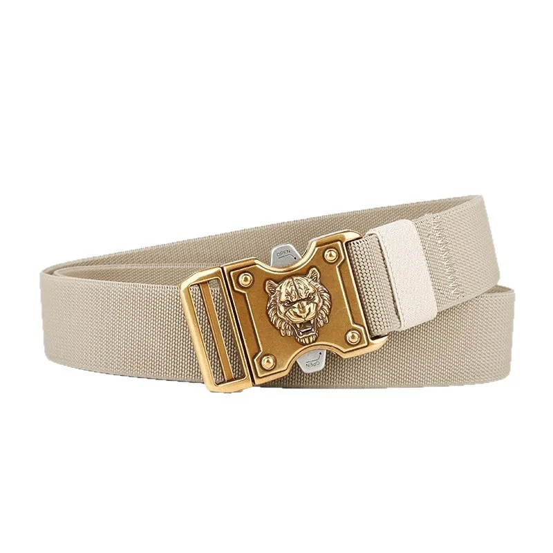 Non porous belt, nylon canvas elastic tactical pair, socket waist belt, trousers belt, men's belt