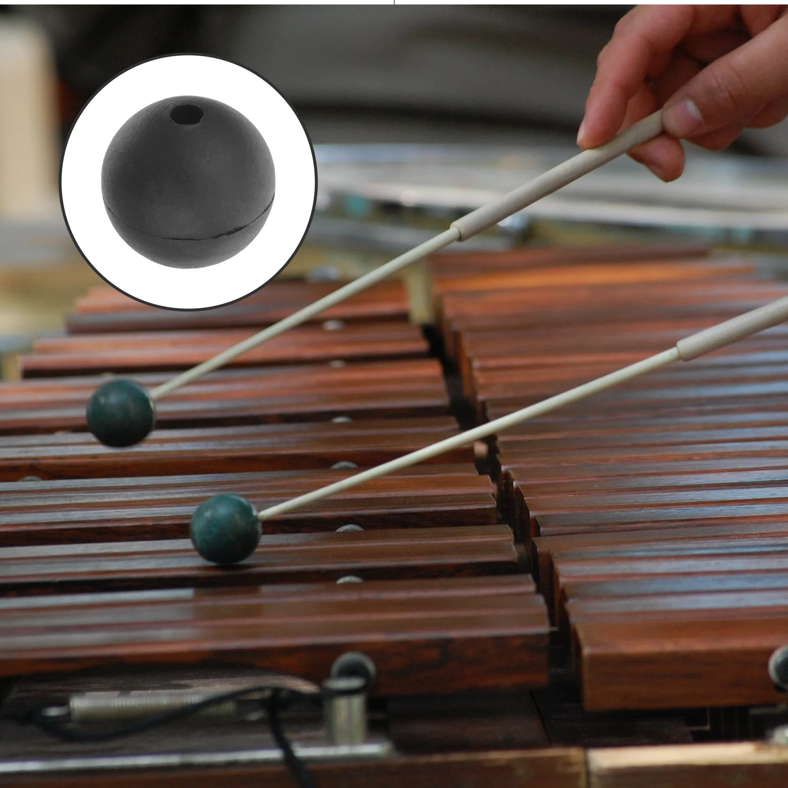 

10Pcs Tongue Drum Mallet Heads Soft Performance Musical Instrument Tips for Kids and Beginners Drum