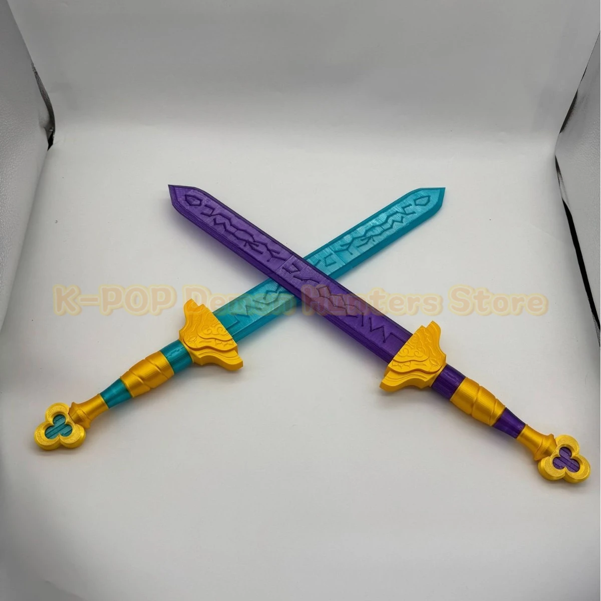 رومي السيف Kpop شيطان هنتر تأثيري حلي اكسسوارات الأسلحة الأسلحة السيف الطويل الأرجواني السيف هالوين كرنفال البدلة الدعائم