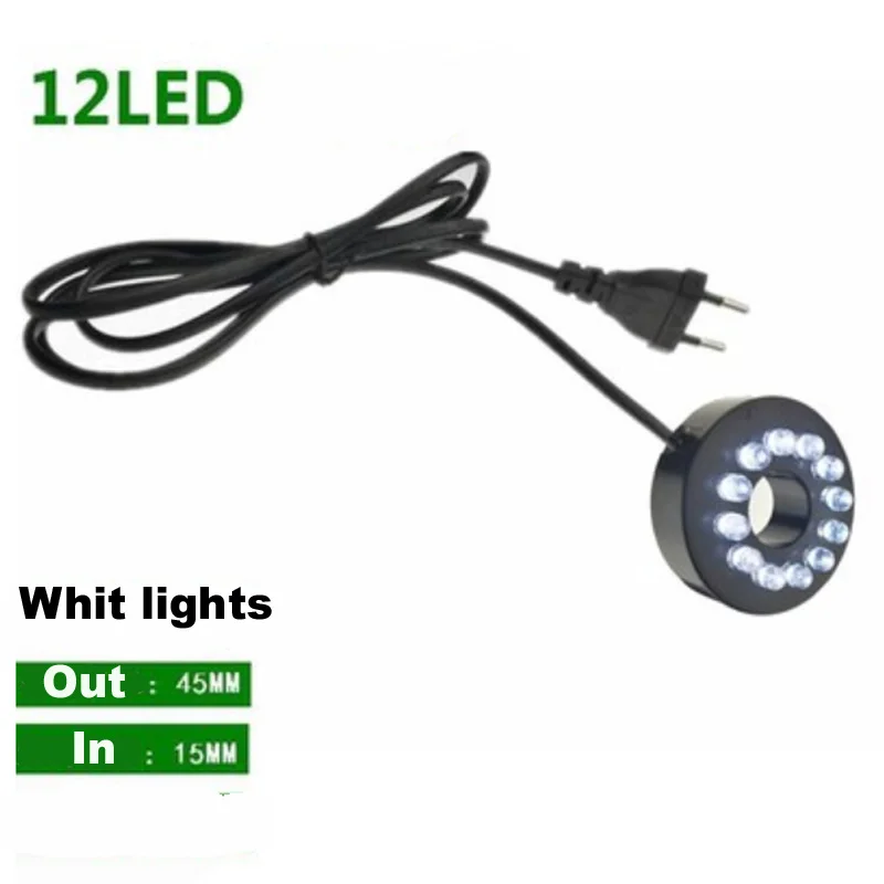 MEMEOKON Aquarium Light LED Circle Lights with Hole for Underwater Fountain Pump Fish Tank Lighting Swimming Pool Decoration