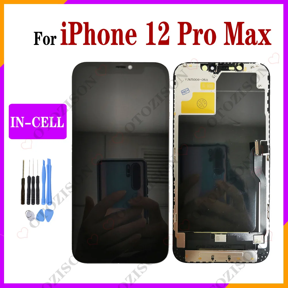 

Incell For iPhone 12 Pro Max LCD Display Screen Touch Digitizer Sensor Assembly No Dead Pixel For iPhone 12ProMax Replacement