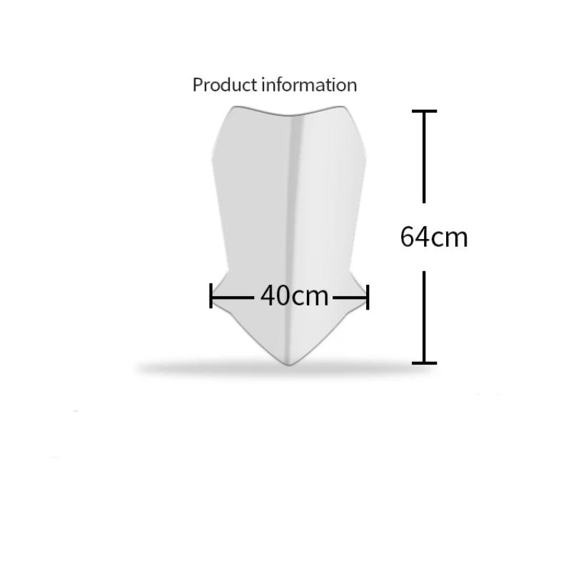 

STLF Motorcycle Windshield Touring Windscreen Deflector Pare-brise for Tracer900 GT
