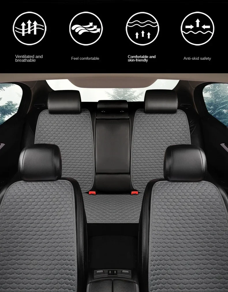 العالمي الكتان غطاء مقعد السيارة وسادة لمرسيدس GLA GLC GLE GLK GLS CLK SLC SL ML-Class GL-Class V Class G Class