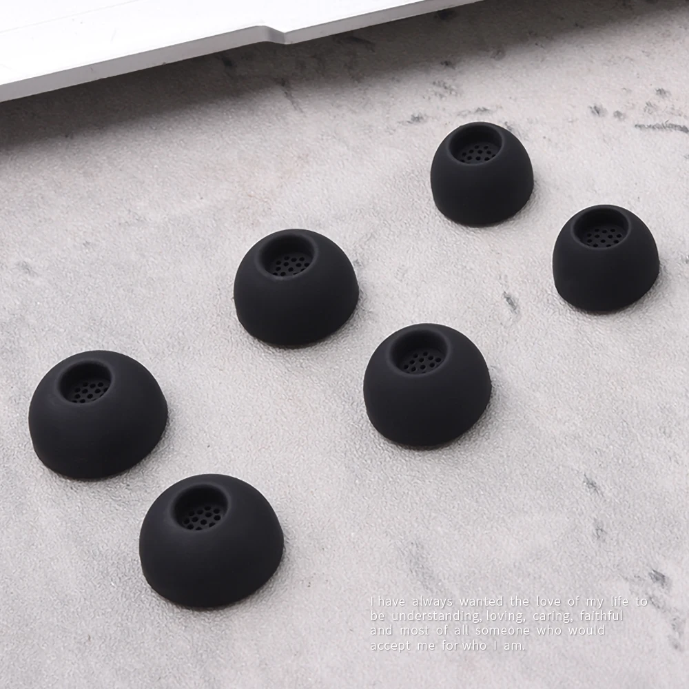 6 Stück Silikon-Ohrstöpsel für Sennheiser MOMENTUM 4 True Wireless Earbuds Eartips MOMENTUM4 TWS Tips Kopfhörer Ohrstöpsel