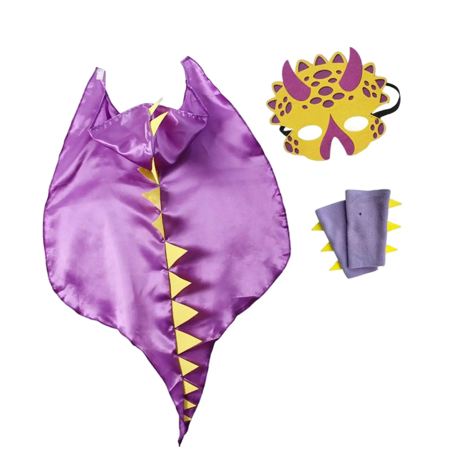 زي تنين الهالوين مع قناع لباد للنساء والرجال للحفلات التنكرية والكرنفال