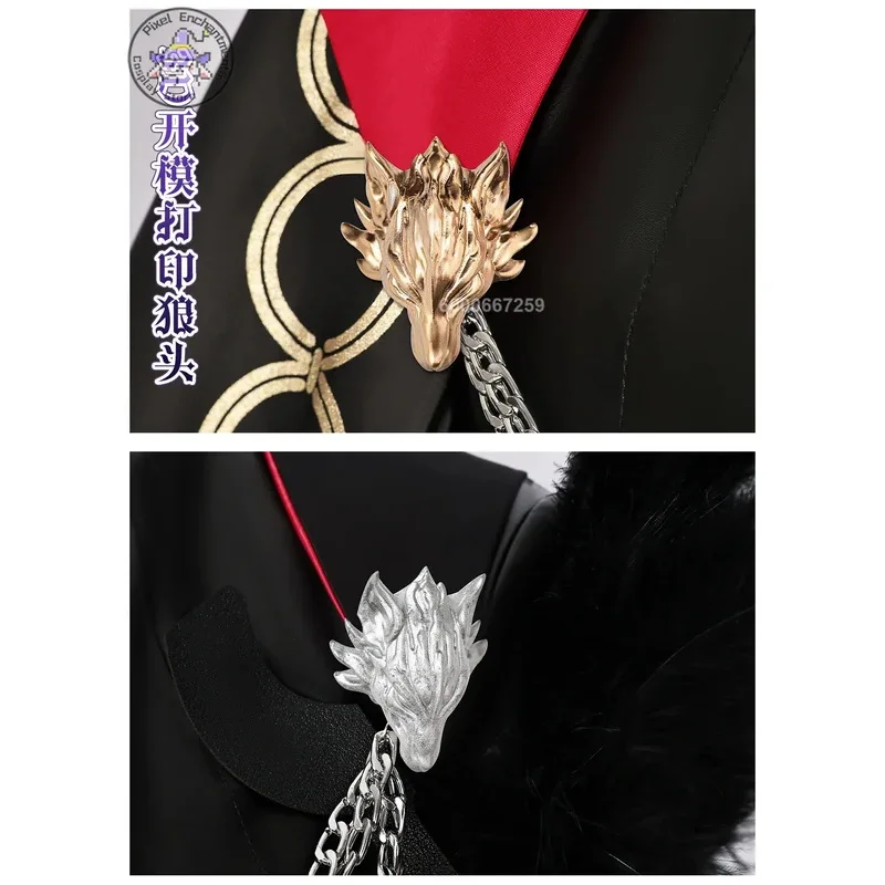 CyHot ゲーム Arknights ラップランド デカデンツァ コスプレ衣装 女性用 ロールプレイ コミックコン ドレス ハロウィン パーティー ウィッグ 靴