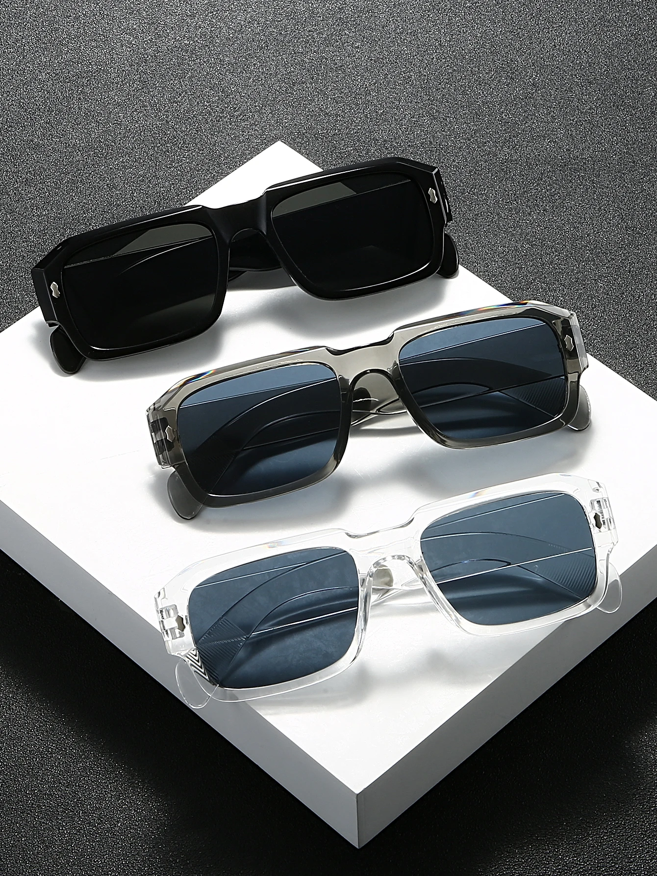 1-teiliges quadratisches Retro-Brillen-Set für Damen und Herren – perfekt für Partys, Outdoor-Aktivitäten und Fotografie-Requisiten – Detail 14