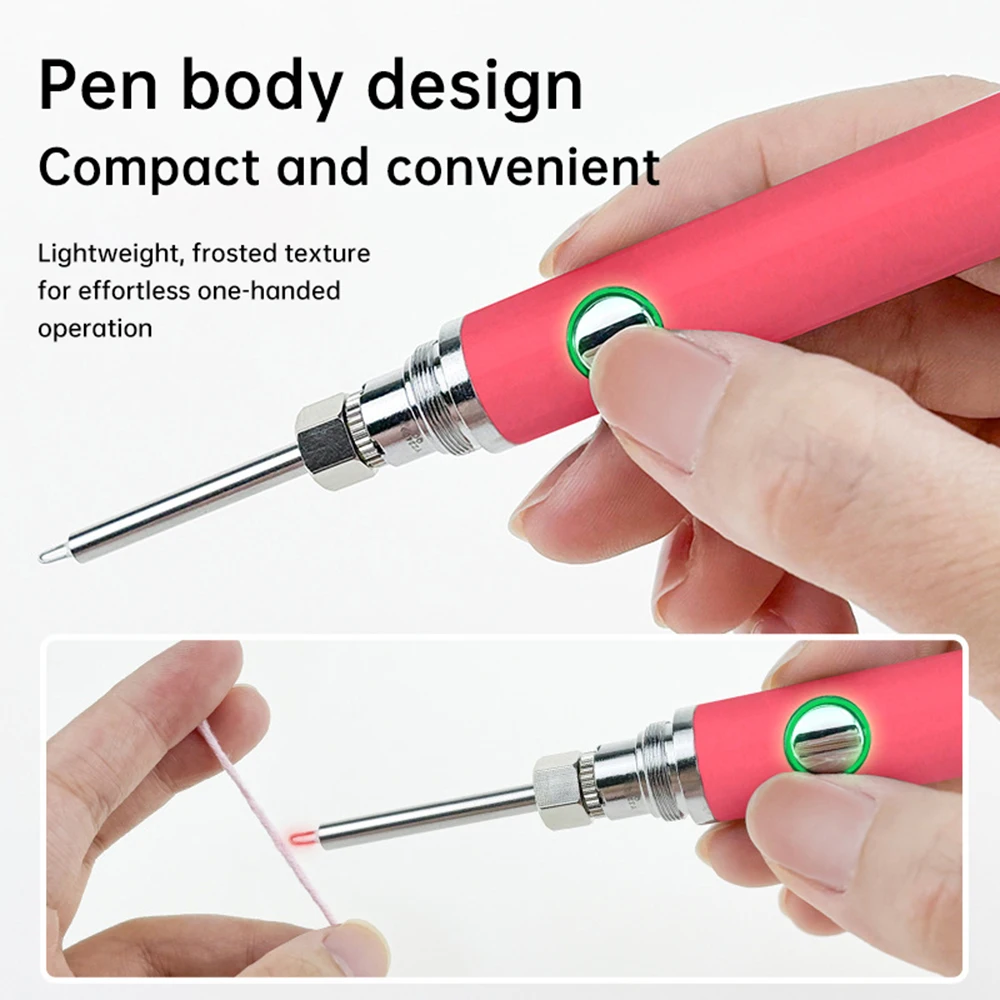 Digital 650MAH 510 Soldering Iron Pen Preheating Battery Set 3 Speed Adjustable Voltages 330-450℃ Battery Pole With Charge Cable