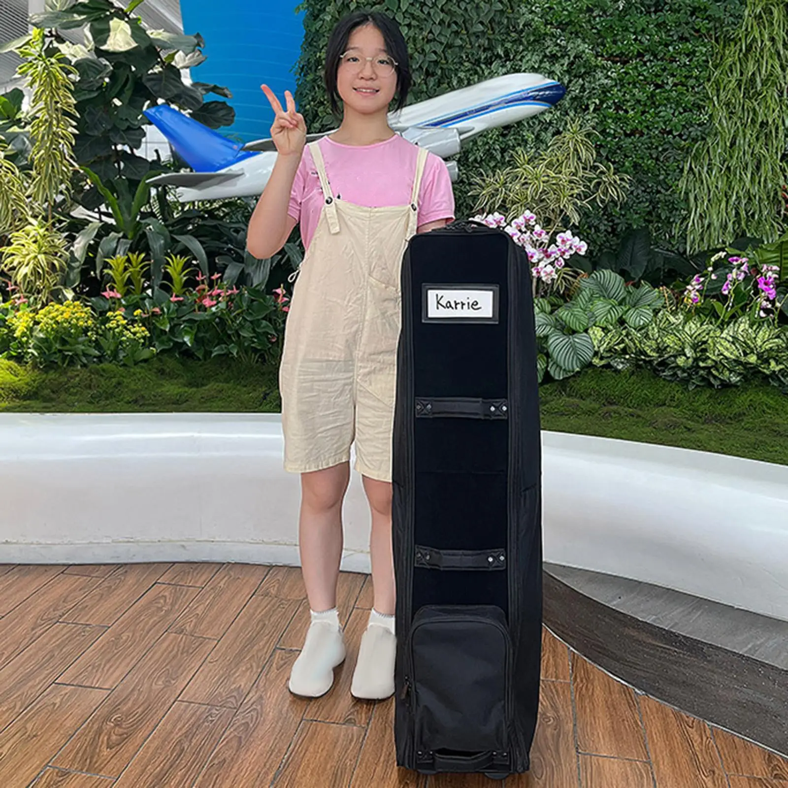 

Golf Travel Bag for Airlines Carrying Handle for Teenagers Golf Luggage Bag