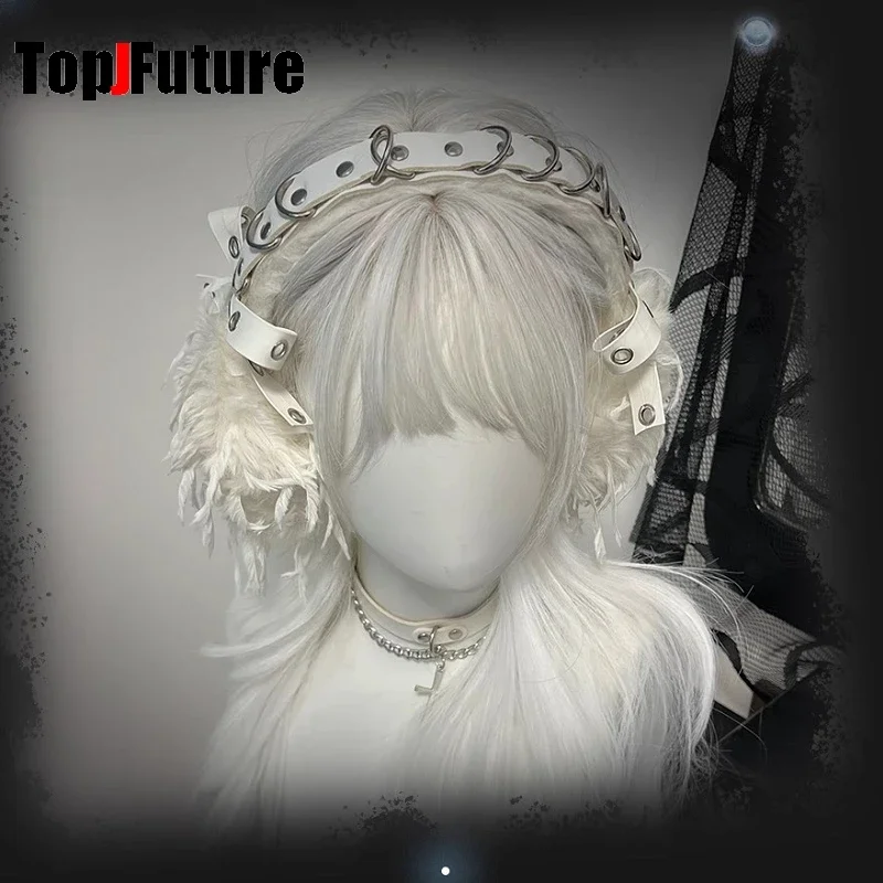Gothic Lolita Oorbeschermers Punk Nieuwe Designer Harige Oorkap Oorbeschermer Oor Warmer Gothic Steampunk Gehoorbescherming Fietsen Oordopjes