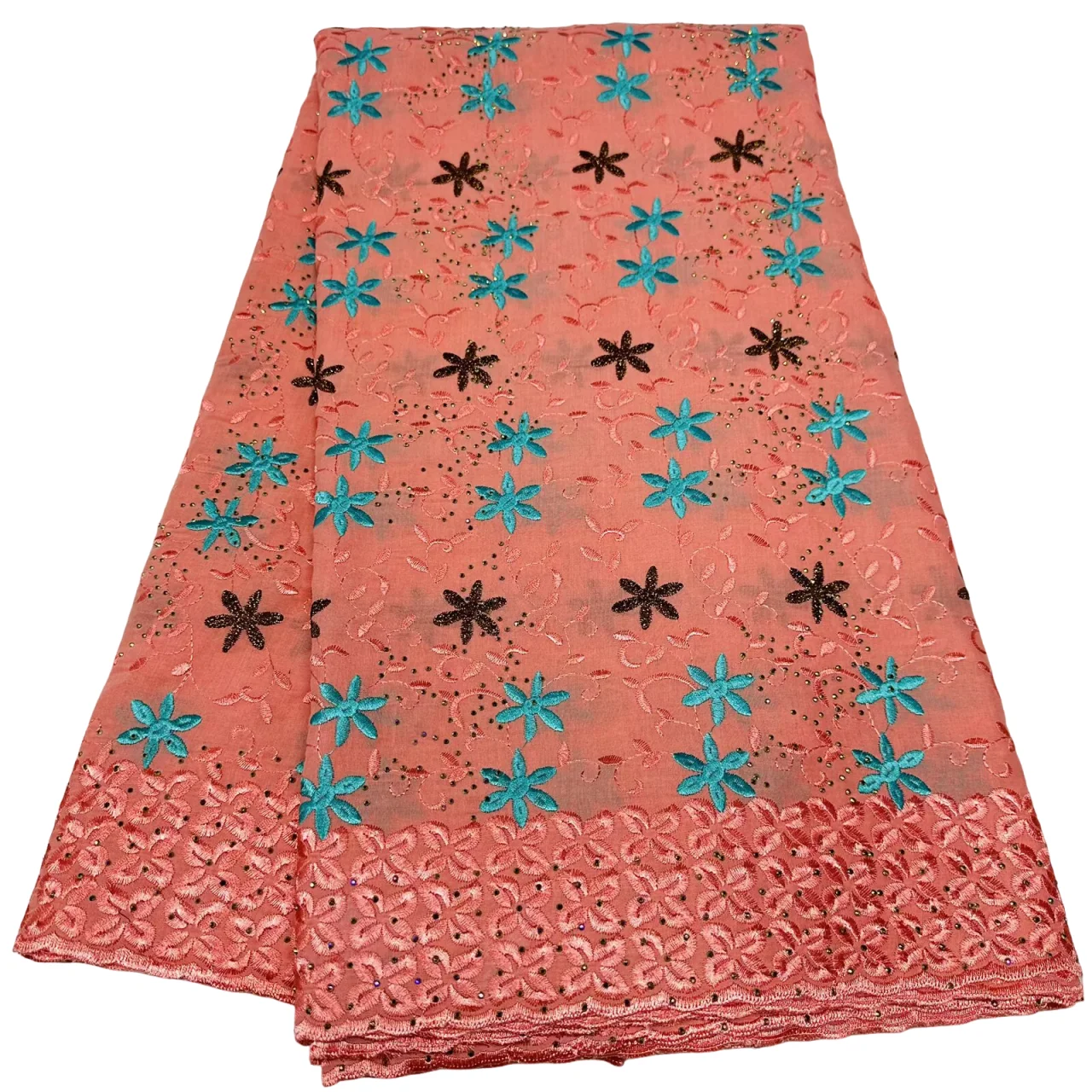 

Cheap Swiss Voile African Cotton Stones Lace Fabrics 2026 Fashion 5 Yards African Nigerian Cotton Lace For Women Sewing Dresses
