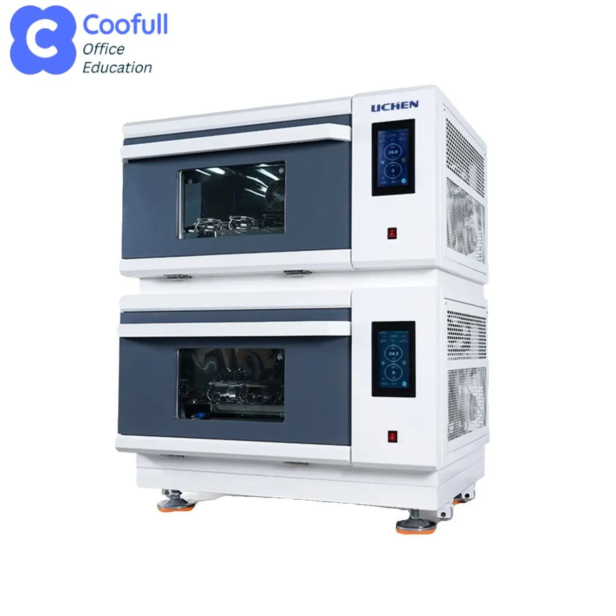 COOFULL Stacked Air Bath Oscillator Laboratory Constant Temperature Constant Speed Shaker Digital Display Cultivation Oscillator