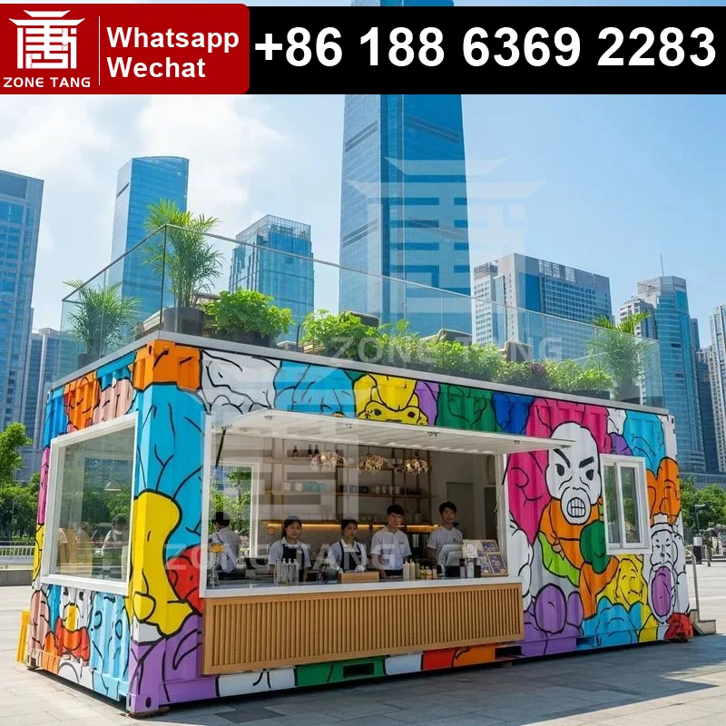 

Foldable Container Homes Factory Prefab Container House For Sale Manufacturer Shipping Container Coffee House Container House