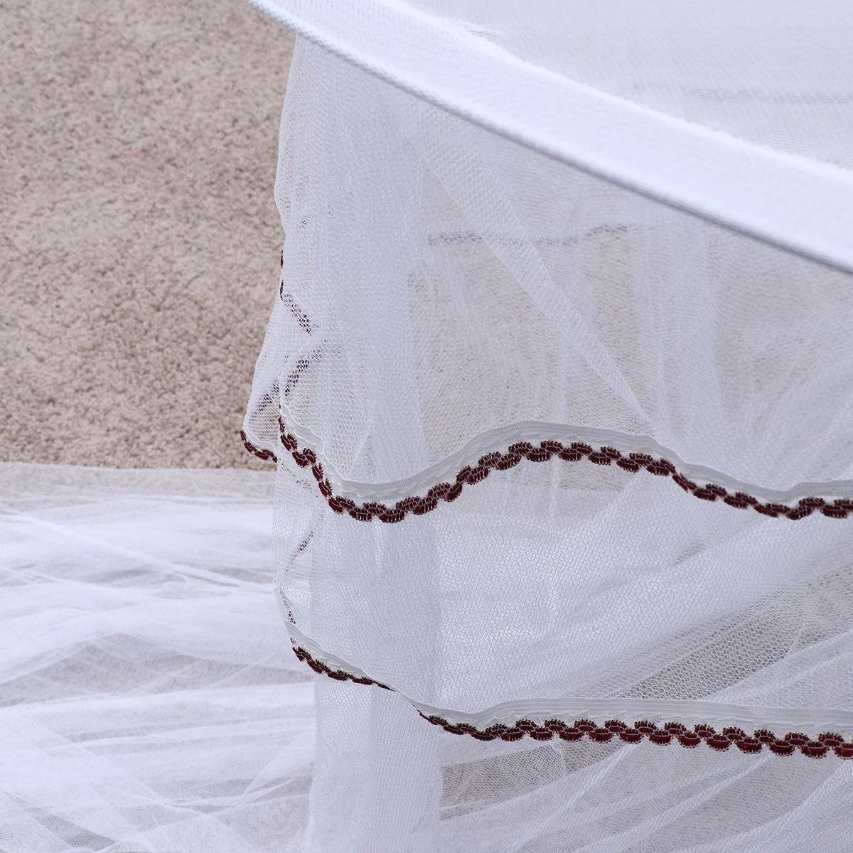 

Round Mosquito Net Bed Curtain Baby Canopy Netting Dome Small and Fresh Bedding