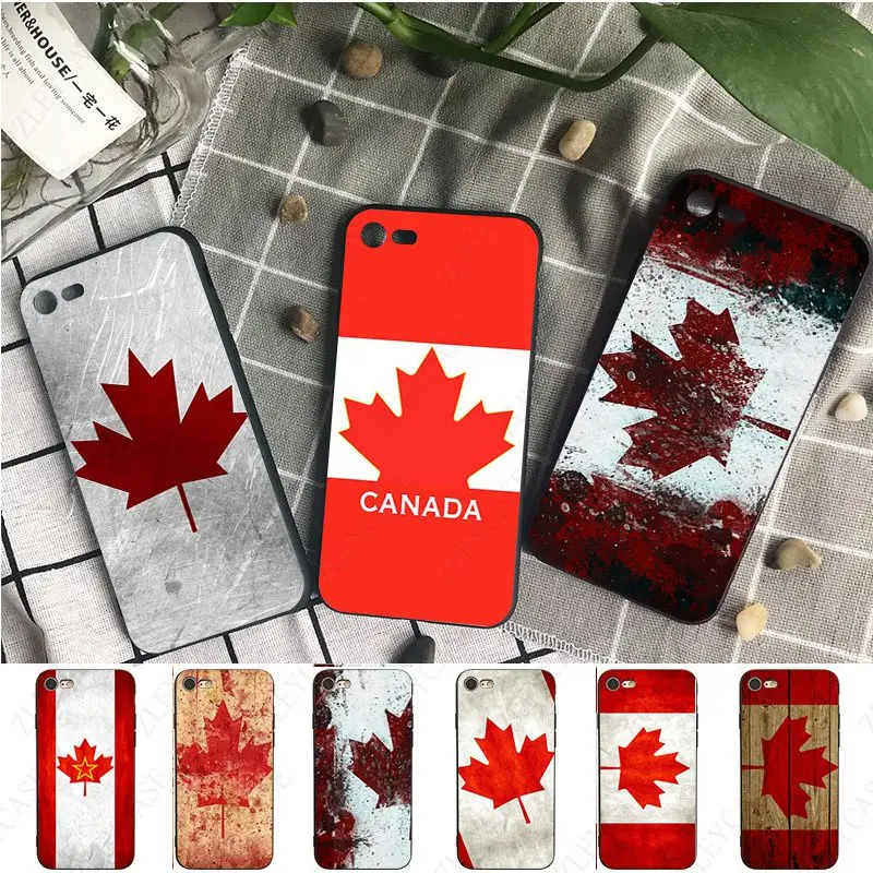 Canada flag maple leafs coque phone cover for iPhone 15Pro 16pro 13PRO max 7 8 XR 14plus 11pro 12pro max 13mini SE 2020 cases