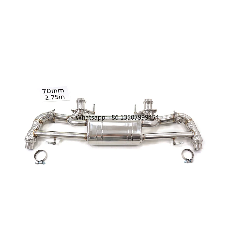 

Factory Price Stainless Steel Exhaust Valved Muffler for Vantage 4.7L With High Quality Exhaust Pipes