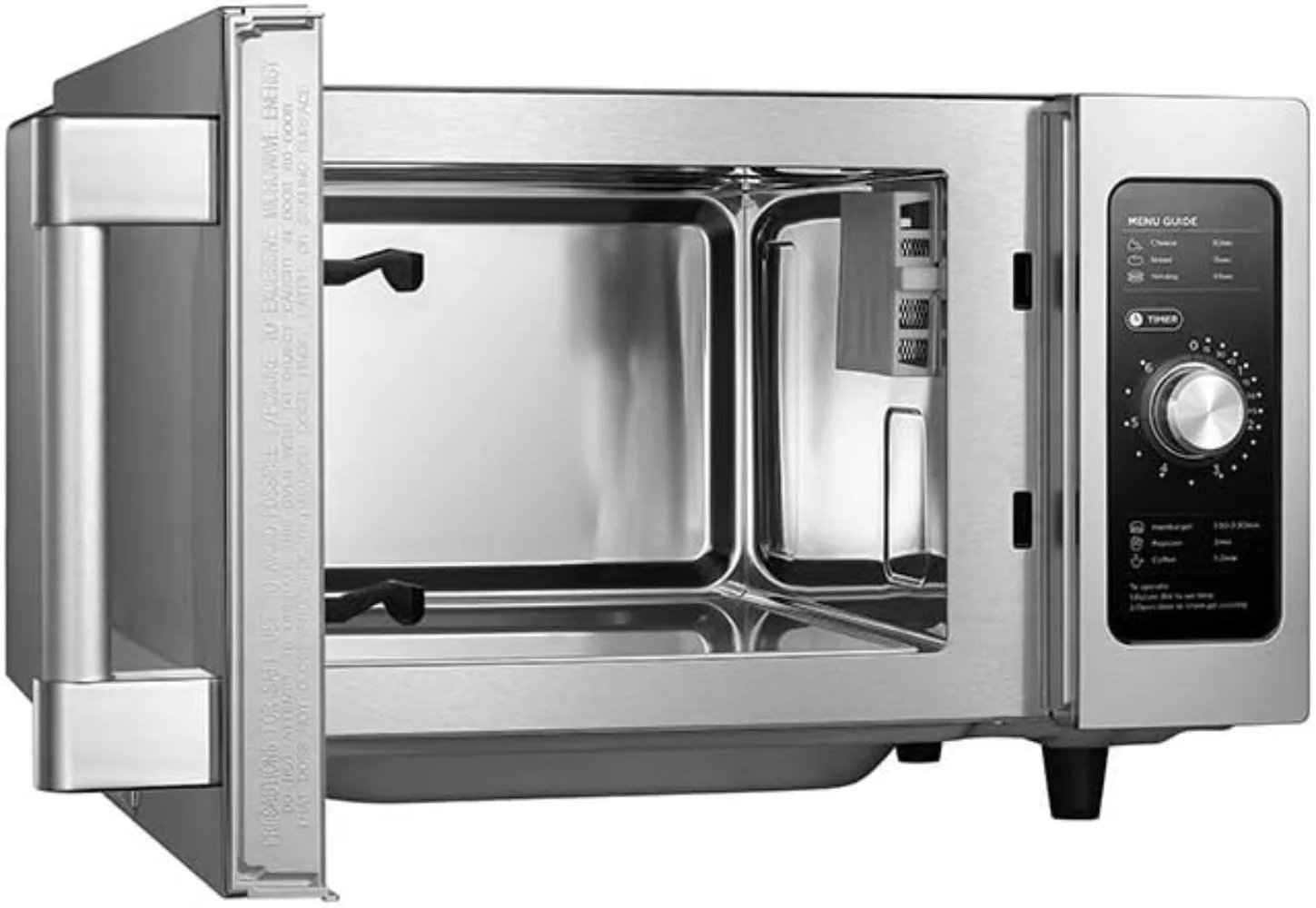 Equipment 1025F0A Countertop Commercial Microwave Oven with Dial, 1000W, Stainless Steel.9 CuFt