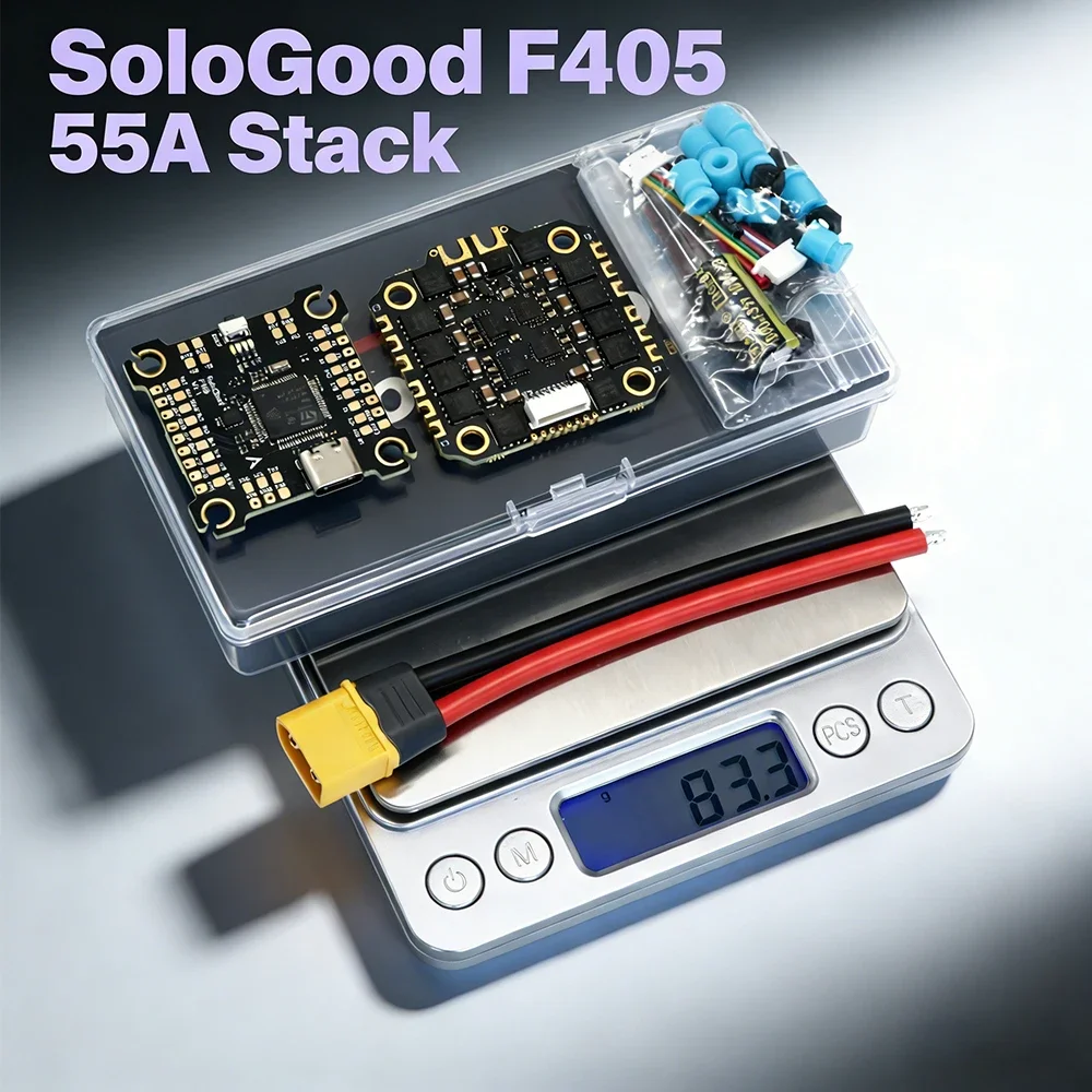BoMaSSoloGood F405 55A 30.5X30.5mm 3-6S Flight Stack For FPV Freestyle Drones RC Parts Accessories