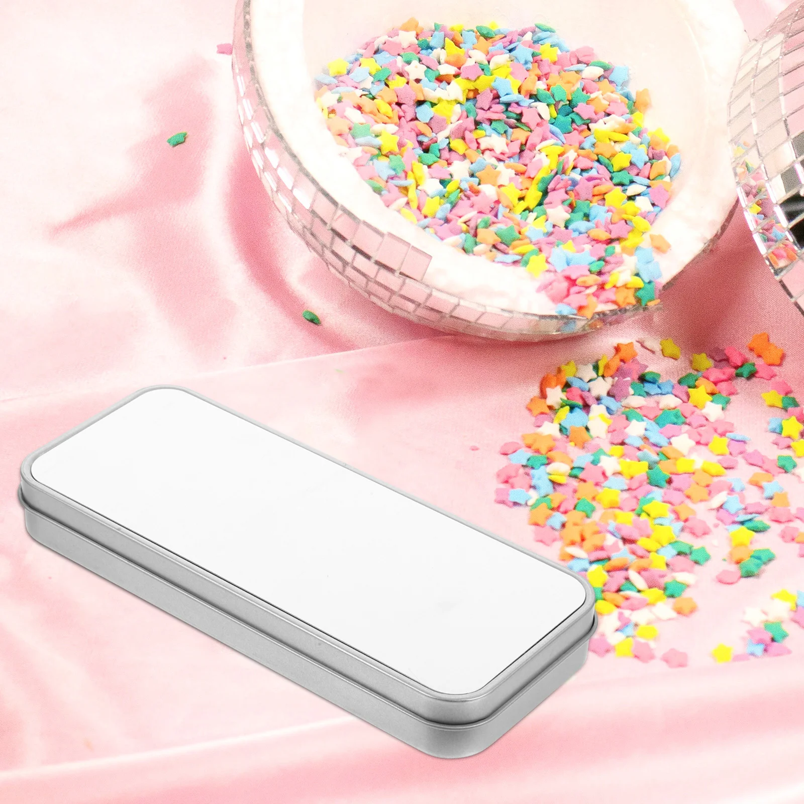 

Sublimation Candy Box Blank Metal Case DIY Stationery Storage Container for Small Items Jewelry Earrings Rings Thermal Transfer