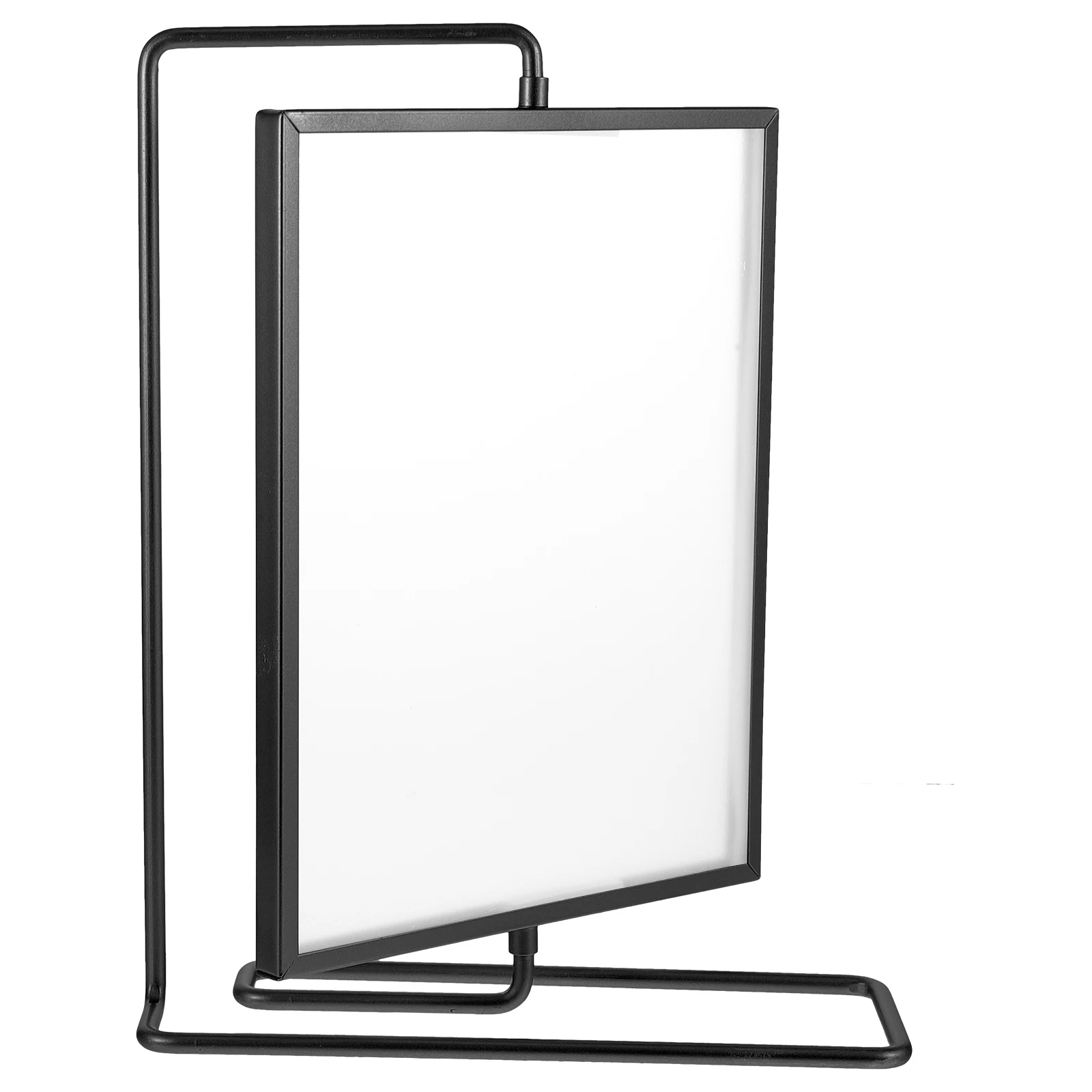 

360 Degree Rotating Photo Double Sided Metal Acrylic 6-8 Inch Picture Frame Stand Floating Glass Frame for Postcards Mothers Day