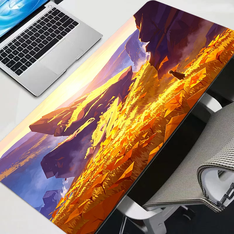 Mouse Pad Warm sunset glow new Gamer Large XXL Keyboard Desk Mouse Mat Carpet Rubber Tapis Souris Gaming Notbook Mousepad