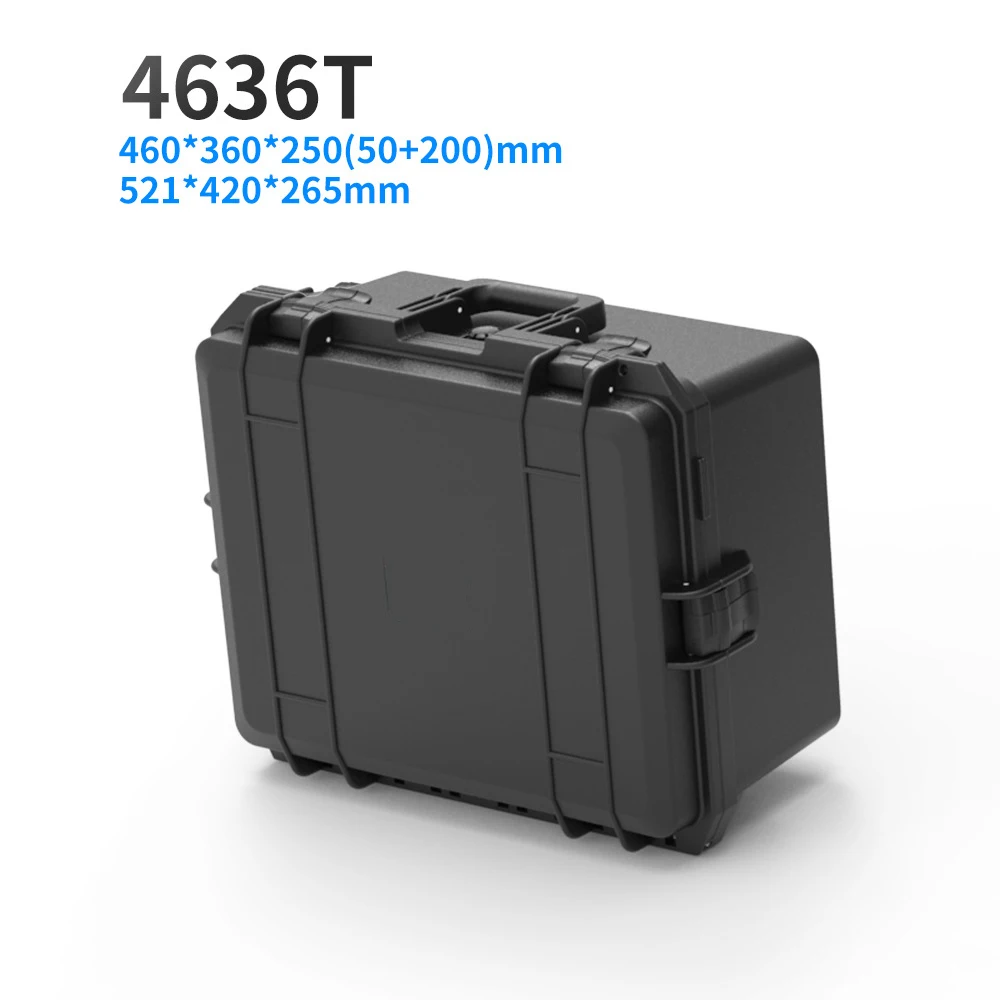 4636/4636H large thickened plastic tool box precision instrument equipment safety protection suitcase