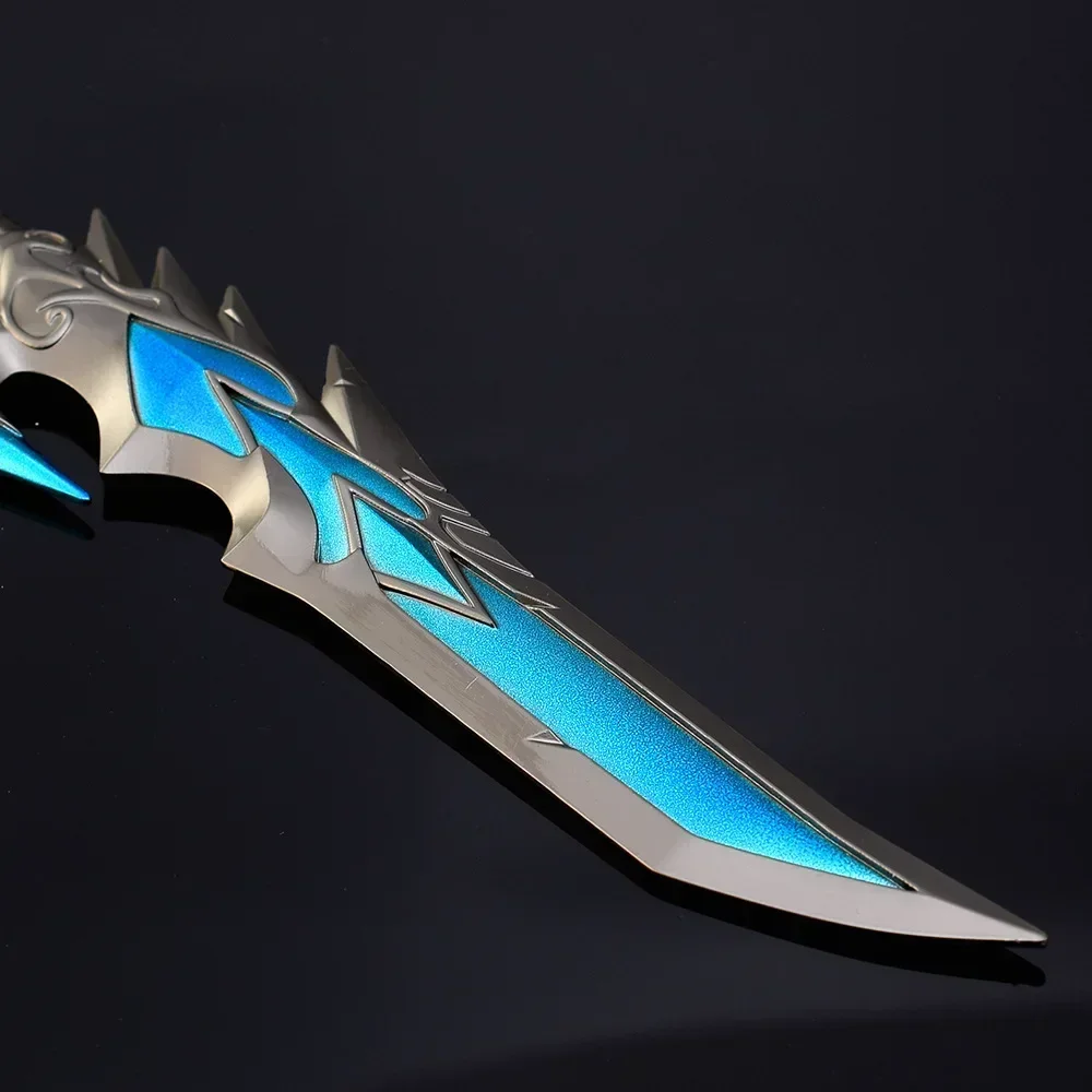 21cm Warcraft Game Weapon Unbreakable Will Lich King Metal Game Peripheral Blade  Ornaments Collection Desktop Display Toys