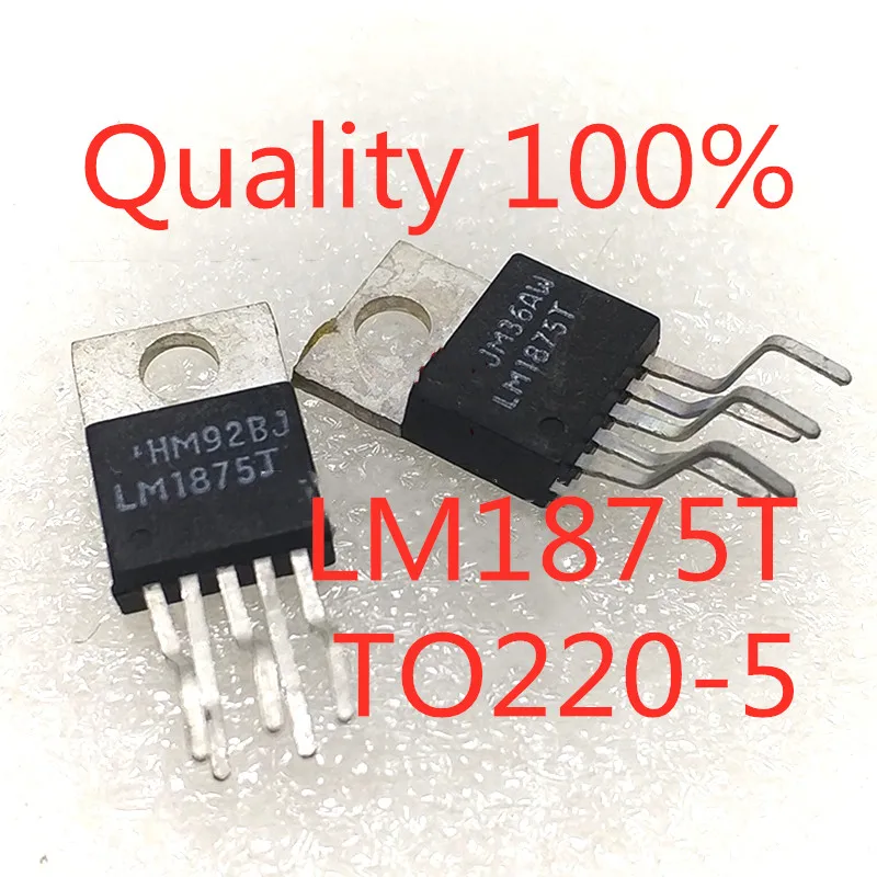 5PCS/LOT LM1875T LM1875 TO220-5 amplifier audio power amplifier IC chip  In Stock