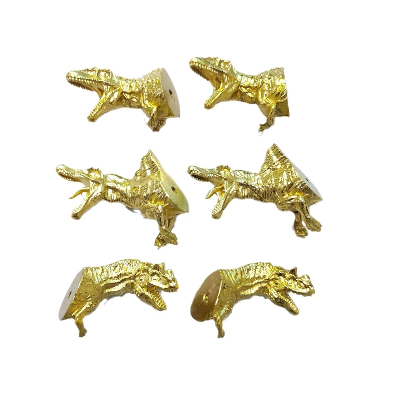 Brass Dinosaur Shaped Drawer Cabinet Door Shoe Wardrobe Storage Cabinet Wine Cabinet Bookshelf Handle Hardware