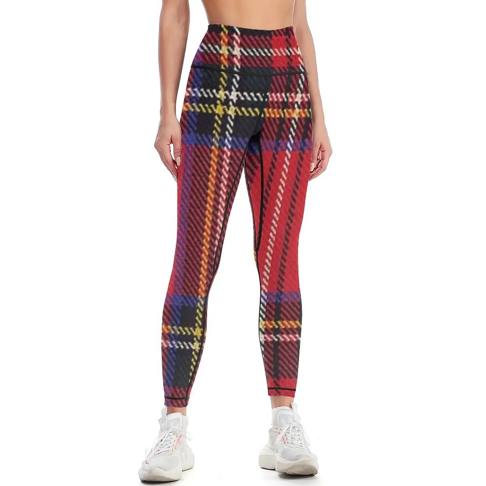 

Stewart Tartan Leggings legging pants raises butt Pants sport Womens Leggings