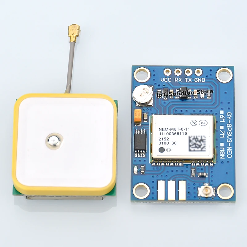 

GY-GPSV3-M8T NEO-M8T GPS GLONASS BDS Galileo GNSS Position Module with Ceramic Active Antenna NEO M8T NEOM8T GY-GPSV3-NEO