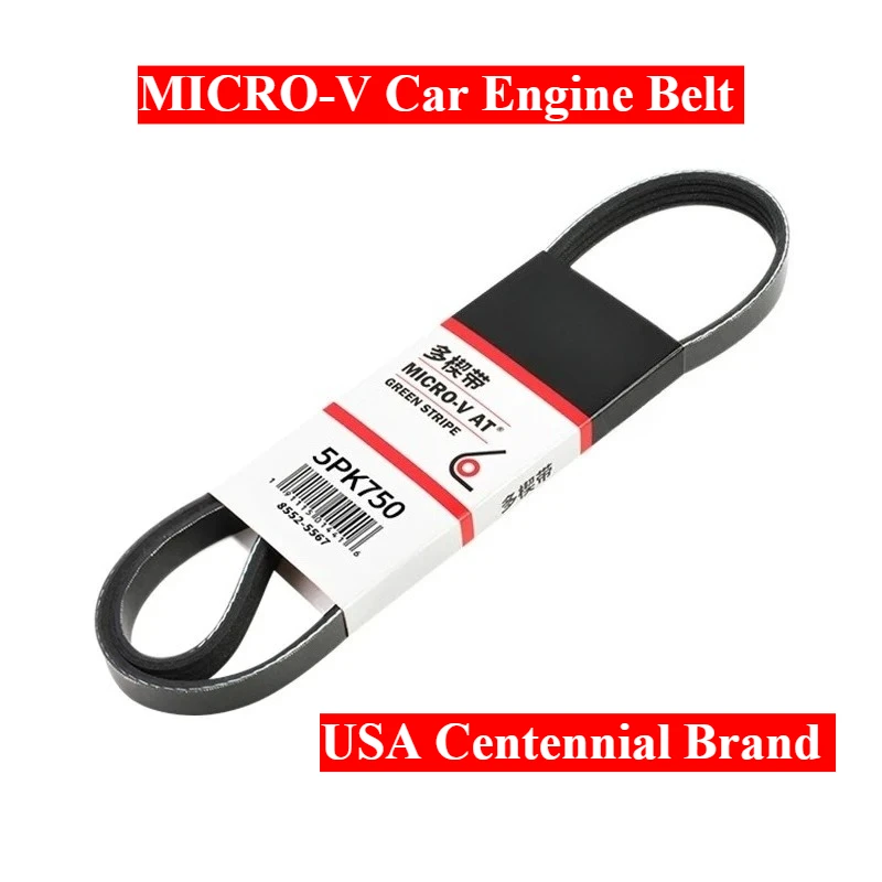 5PK493 5PK685 5PK730 5PK750 5PK790 5PK800 5PK810 5PK815 5PK820 5PK835 5PK845 5PK895 5PK900 USA MICRO-V Car Engine Generator Belt