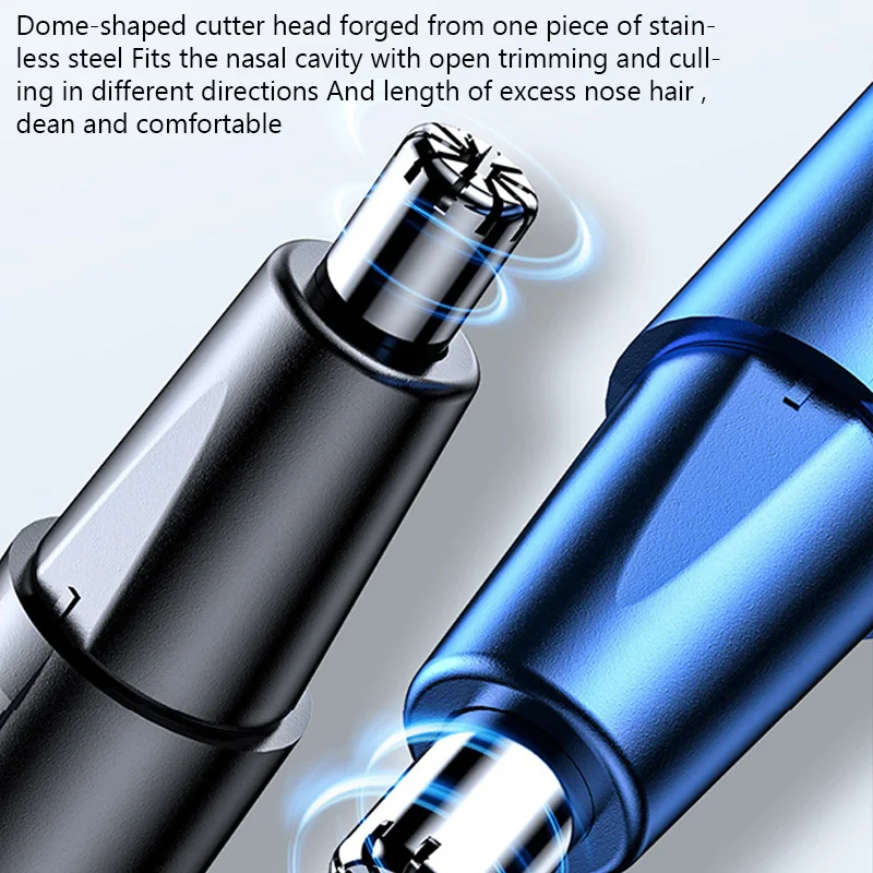 ماكينة تشذيب شعر الأنف الكهربائية للرجال ، قابلة لإعادة الشحن USB ، محمولة ، صغيرة ، ماكينة حلاقة الحواجب ، مقص شعر الأنف والأذن ، قاطعة