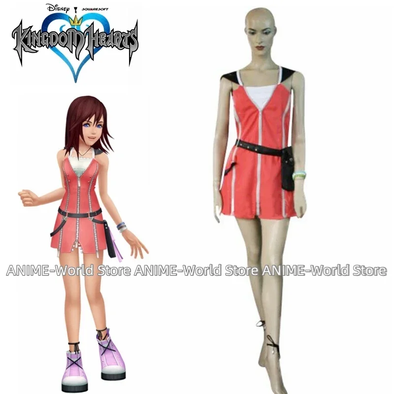 

Костюм для косплея Kairi из игры Kingdom Hearts, костюмы любых размеров для Хэллоуина и вечеринки