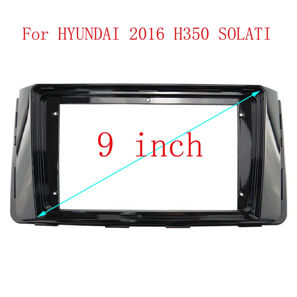 For HYUNDAI 2016 H350 9INCH UV Car Radio Android Stereo audio screen multimedia video player navigation cables Harness frame