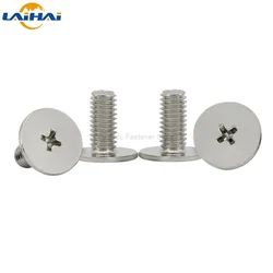 25pcs Phillips Thin Wafer Flat Round Head Screw Bolt M2*2mm Head Dia 7mm for Laptop Notebook Optical Drive Mount DIY Computer G