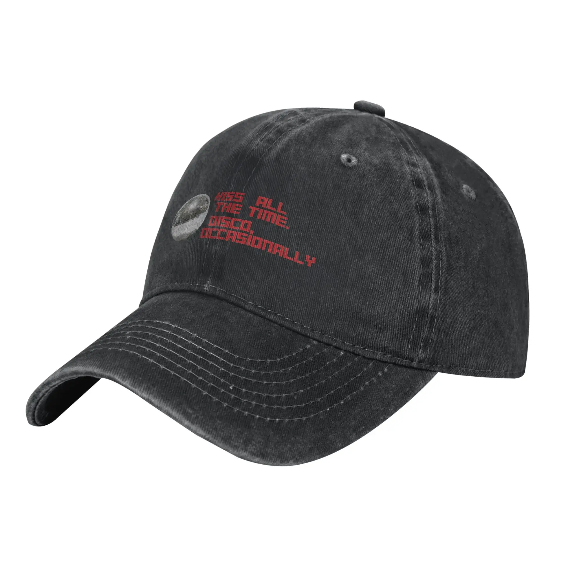 Harrys Styles Kiss All the Time Disco Occasionally Baseball Caps Washed Aperture Snapback Hat Outdoor Activities Adjustable Cap