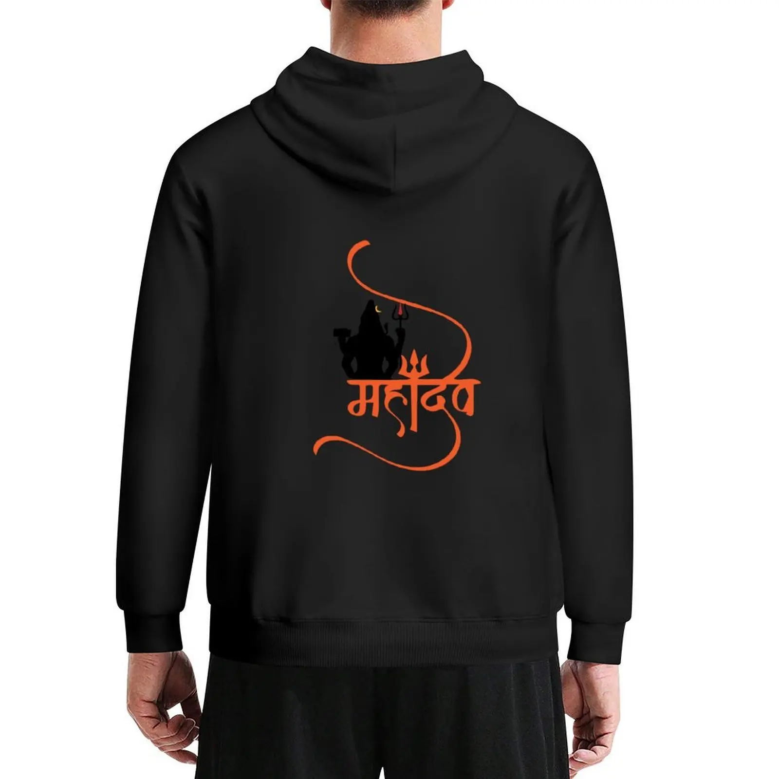 

Mahashivratri special mahadev art, black colour mahadev shadow Hoodie graphic t shirts men mens designer clothes tracksuits