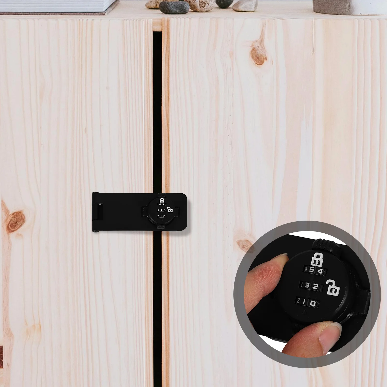 

Security Cabinet Door Lock Locks Combination for Adults Desk Drawer Storage