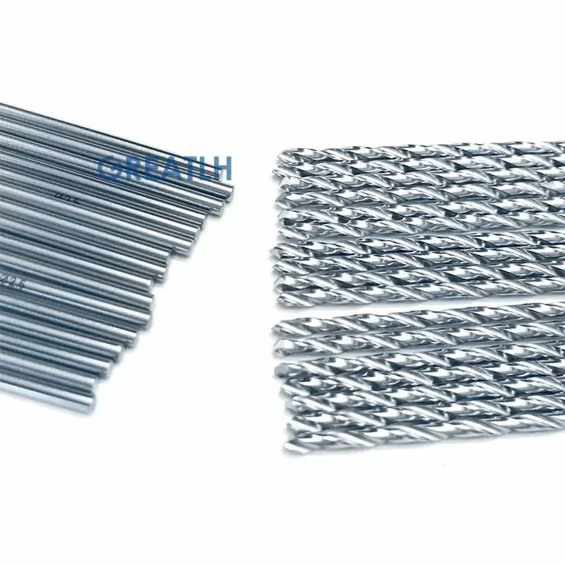 17 sztuk/zestaw narzędzie do chirurgii ortopedycznej wiertła ze stali nierdzewnej 0.8mm-4.8mm wiertła autoklawowalne medyczne narzędzia dla zwierząt 115mm długości — zdjęcie 4