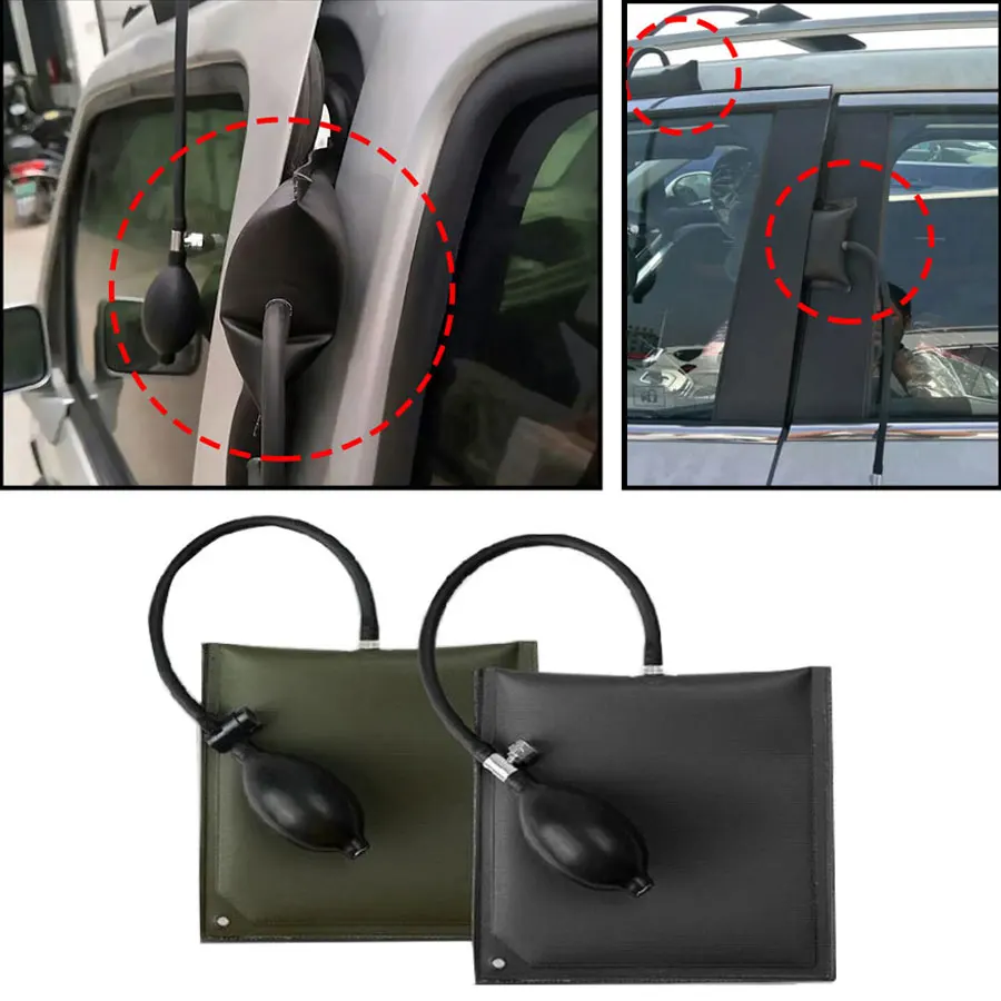 Car Door Window Installation Positioning Air Bag Cushion Locksmith Wheel Repair Auto Wedge Airbag Pump Air Pump Set Opener Tool