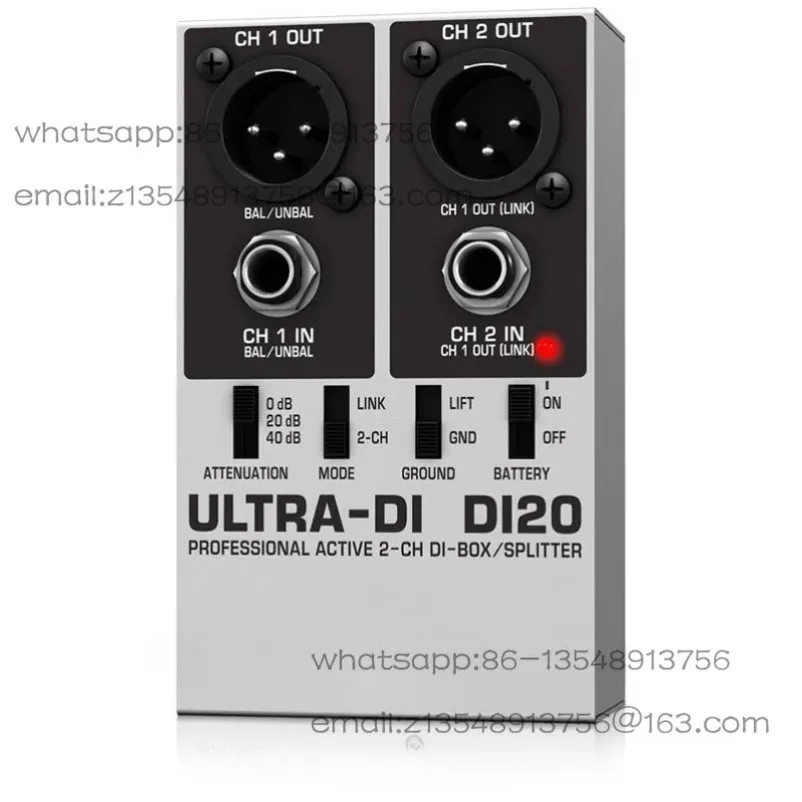 DI20 DI100 DI800 Stage Guitar Bass Active DI Box EffectorSpot Quick Delivery